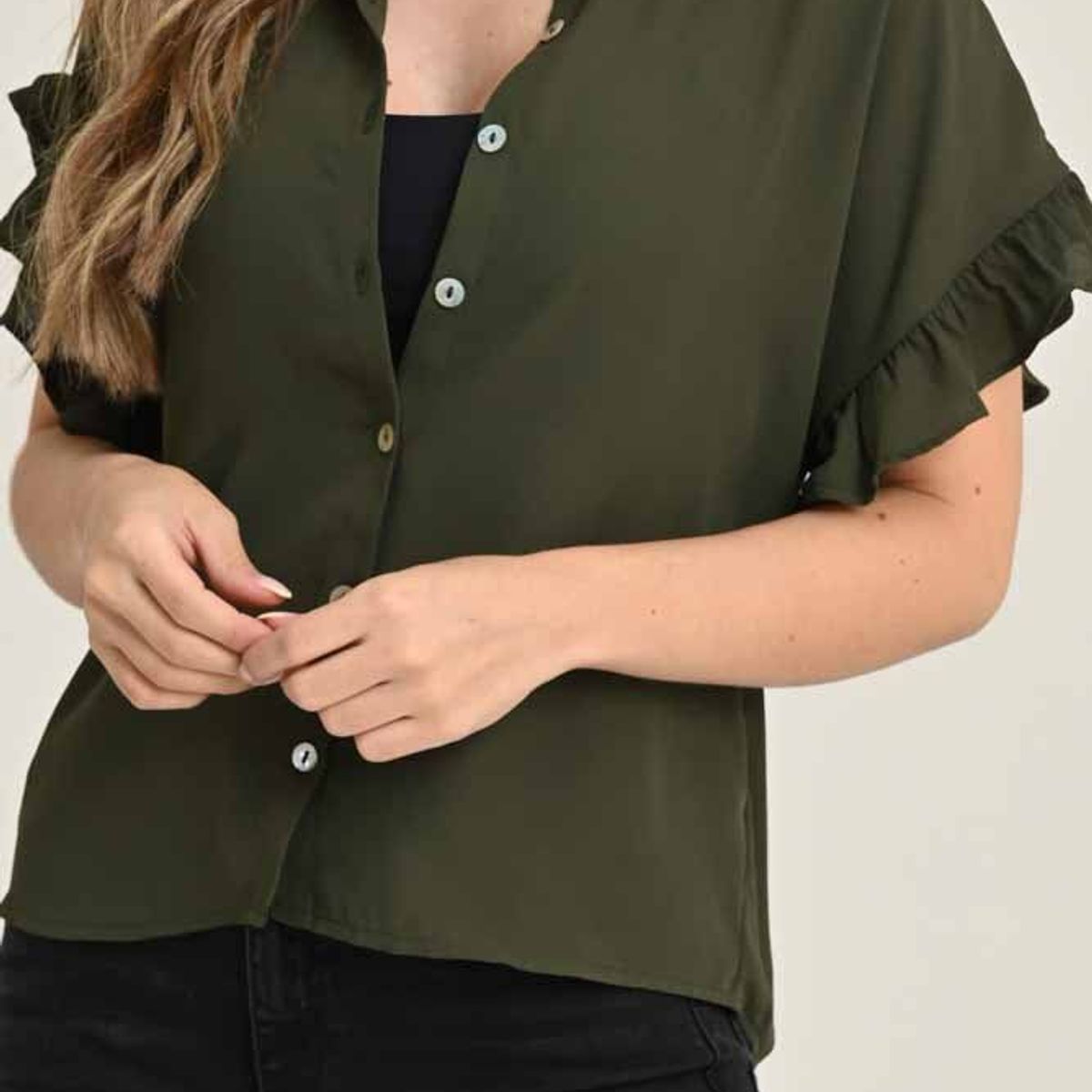 RAGGED - Blusa rosset Verde militar Ragged