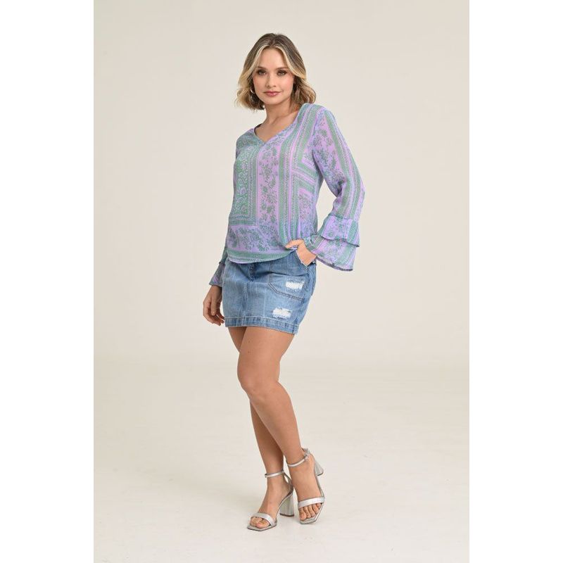 RAGGED - Blusa samantha Lila Ragged