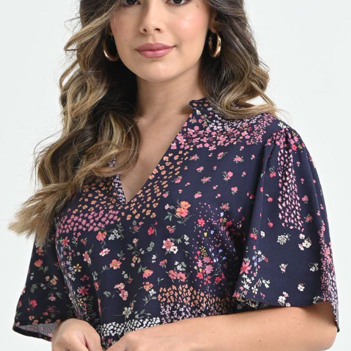 RAGGED - Blusa crishell Azul oscuro Ragged