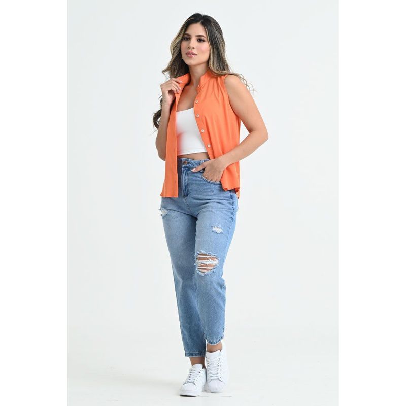RAGGED - Blusa caledonia Naranja Ragged