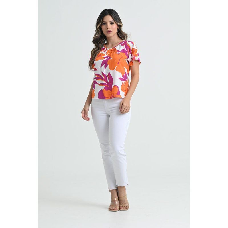 RAGGED - Blusa assana Naranja Ragged