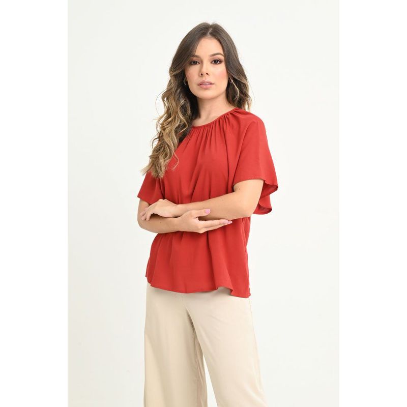 RAGGED - Blusa malasia Cobre Ragged