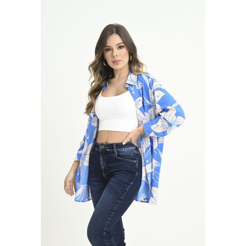 RAGGED - Bluson lotus Azul rey Ragged