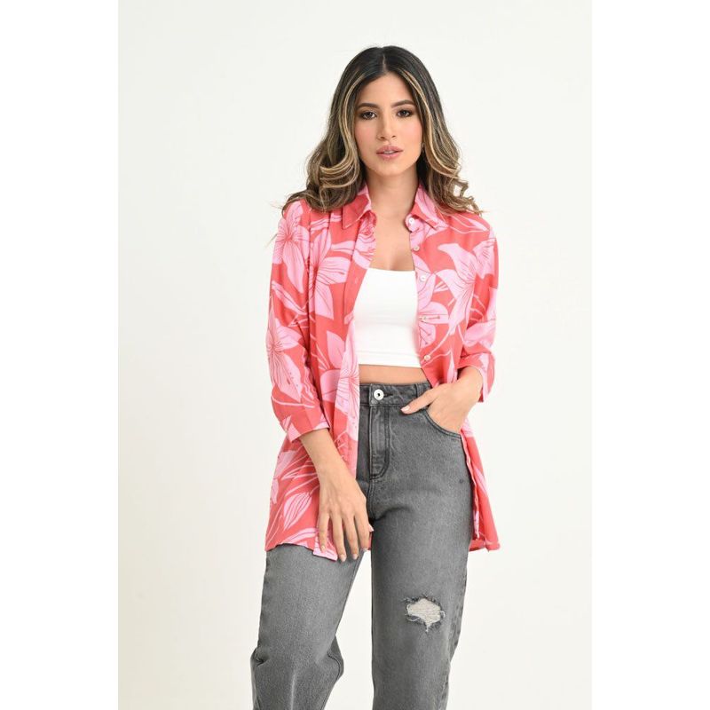 RAGGED - Bluson lotus Rosado medio Ragged