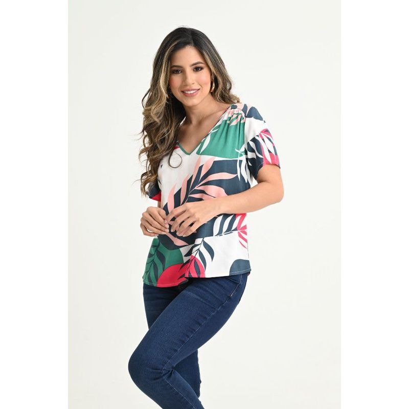 RAGGED - Blusa malva Blanco crudo Ragged