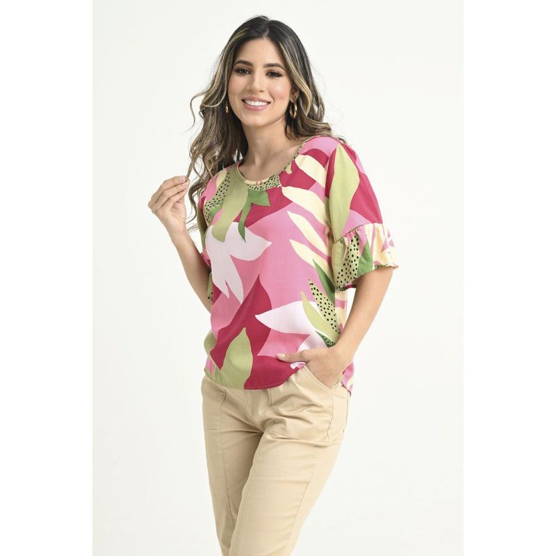 RAGGED - Blusa dayli Rosado barbie Ragged