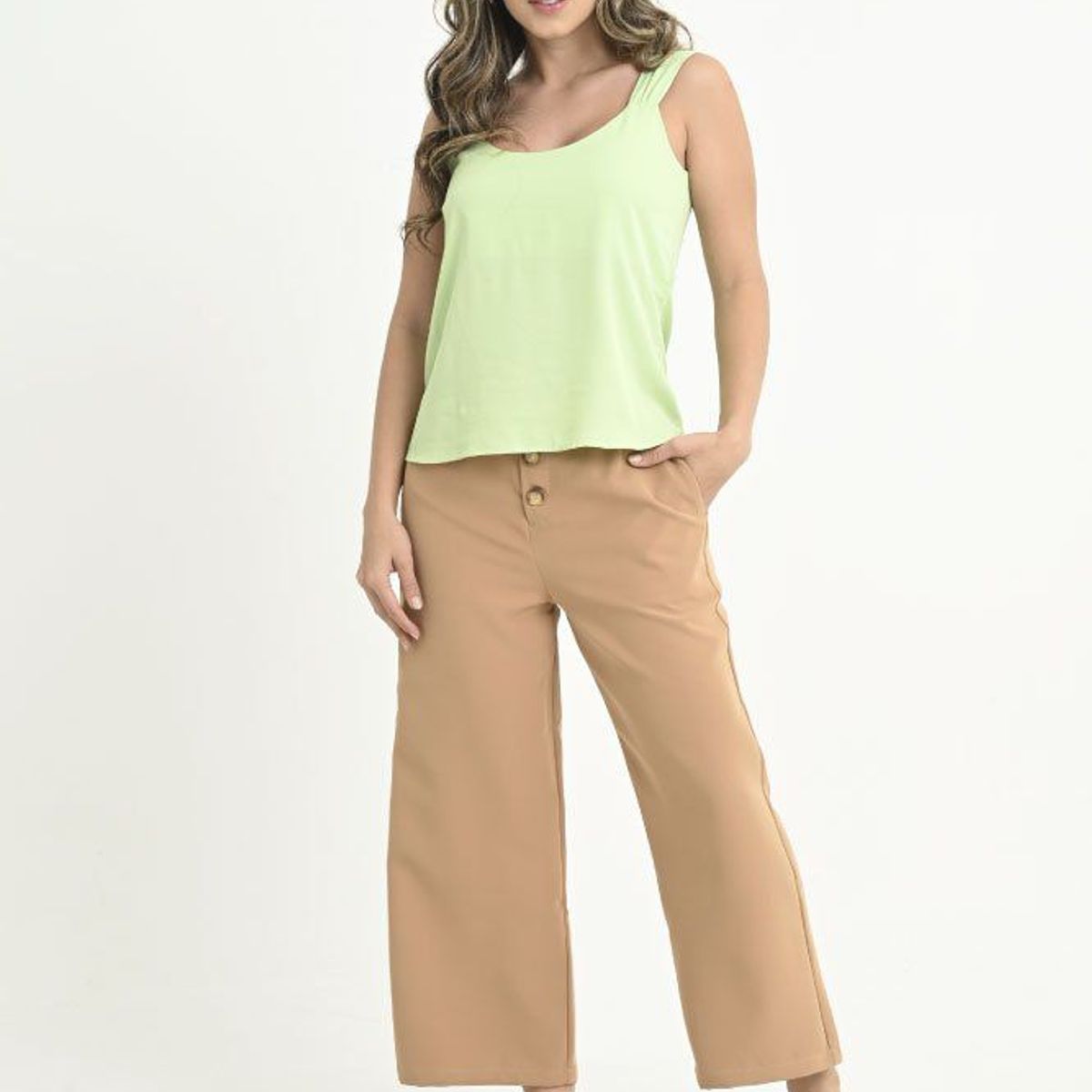 RAGGED - Pantalon culotte bali Beige oscuro Ragged.