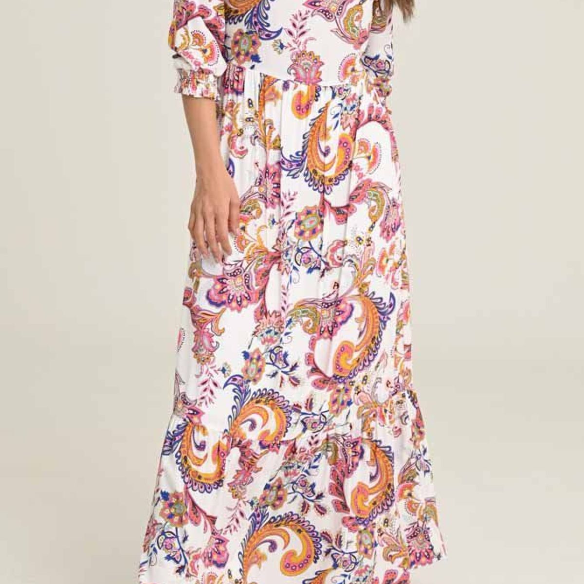 RAGGED - Vestido largo nina Blanco crudo Ragged