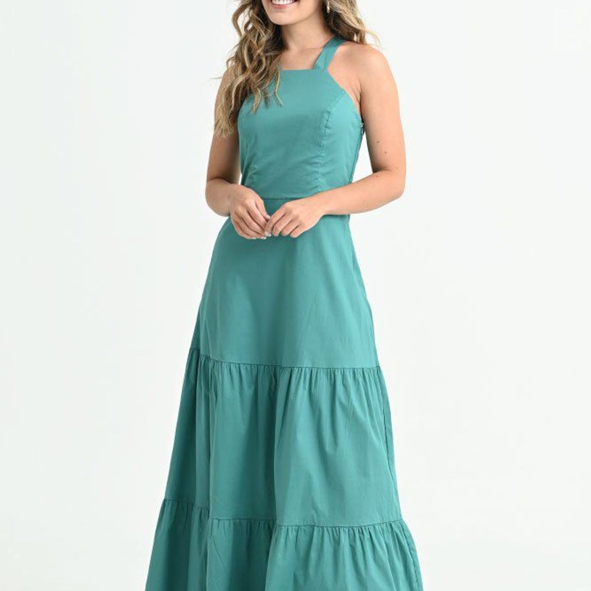 RAGGED - Vestido ameli Verde salvia Ragged