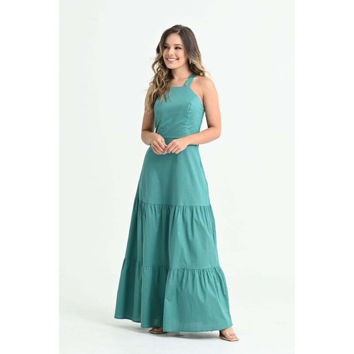 RAGGED - Vestido ameli Verde salvia Ragged
