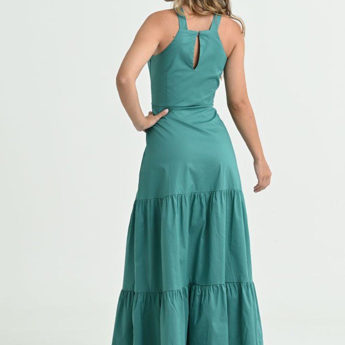 RAGGED - Vestido ameli Verde salvia Ragged