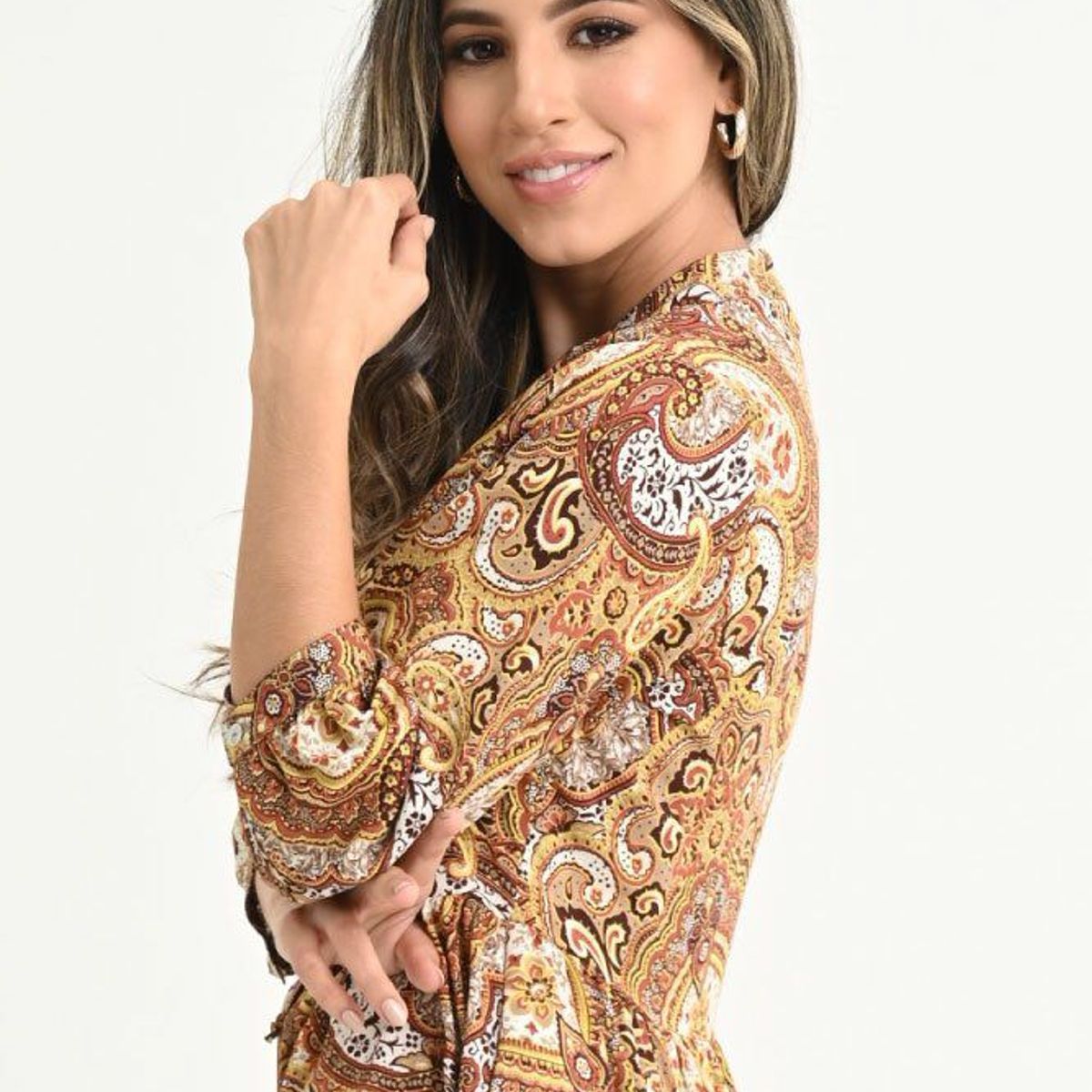 RAGGED - Vestido nellie Cafe puro Ragged