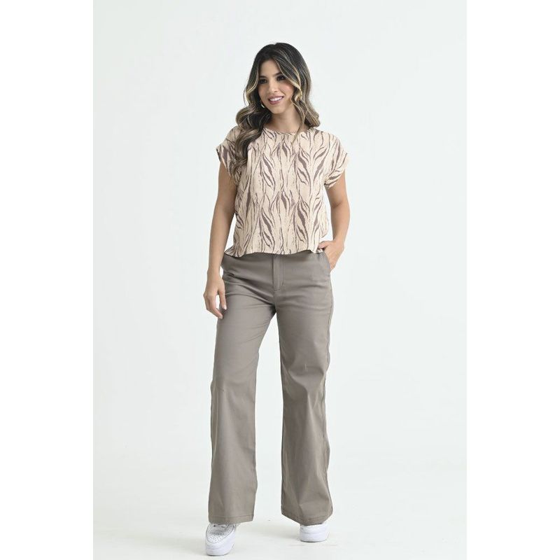 RAGGED - Pantalon phoebe Cafe taupe Ragged