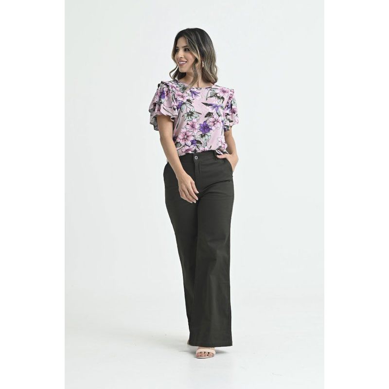 RAGGED - Pantalon phoebe Verde militar Ragged