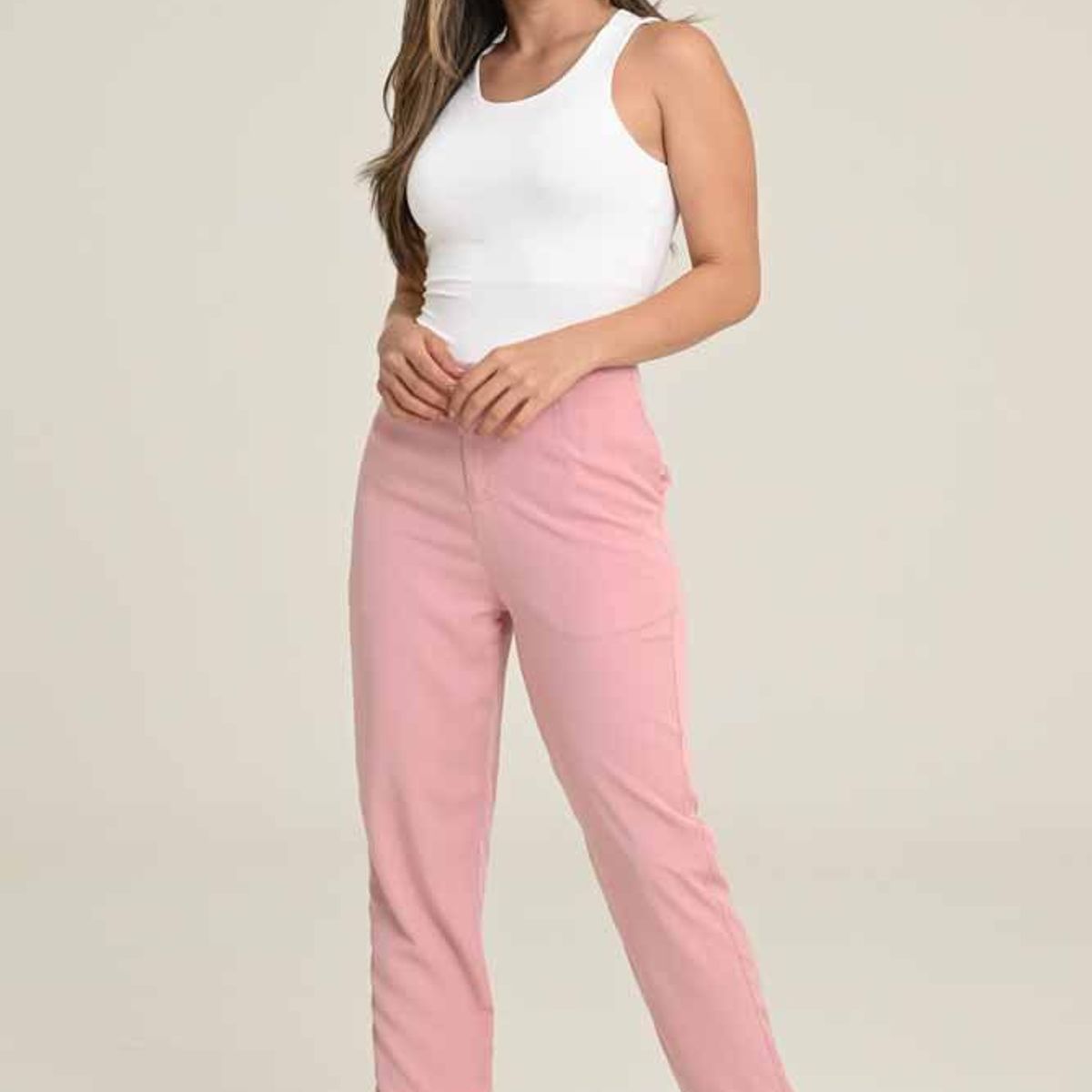 RAGGED - Pantalon filadelfia Rosado palo de rosa Ragged.