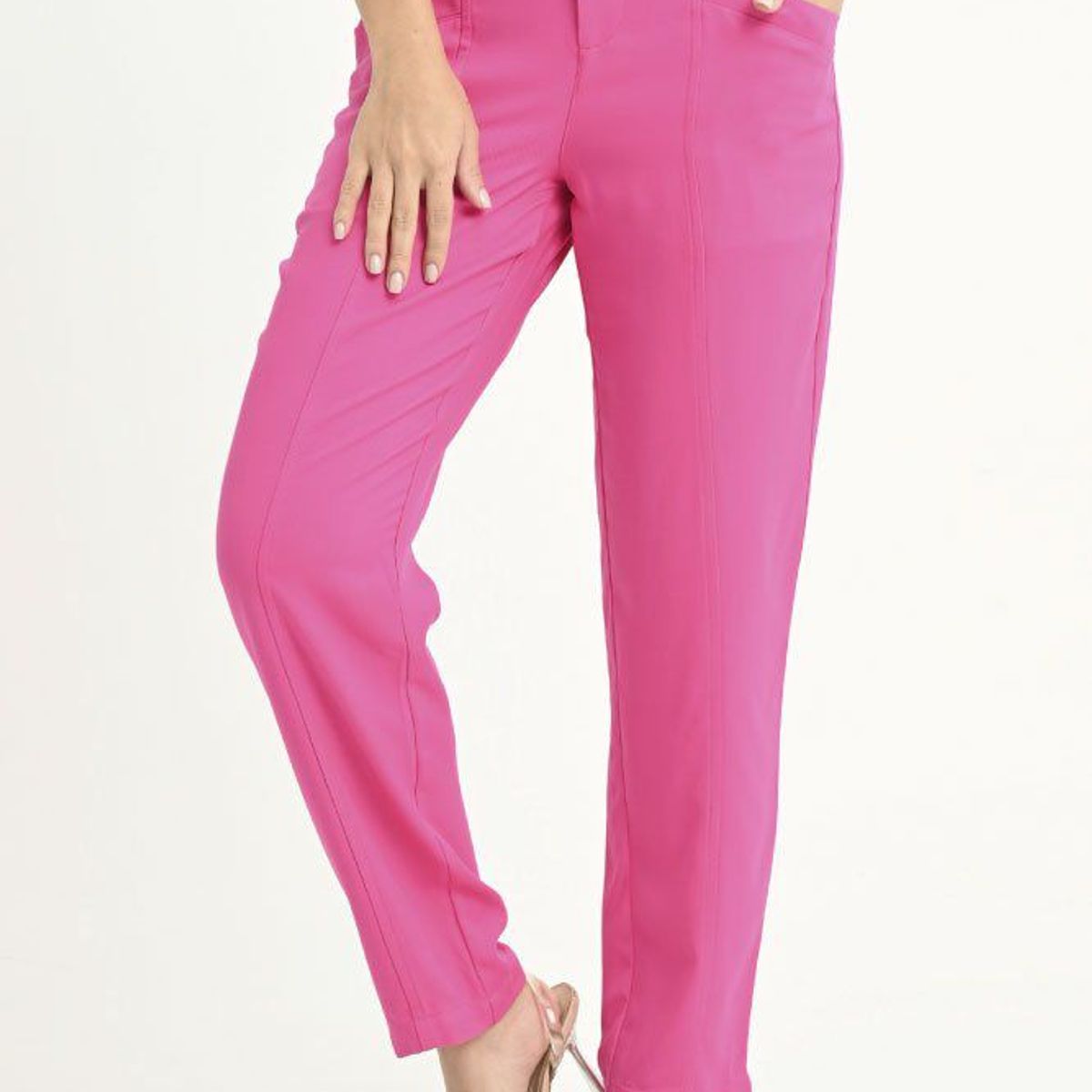 RAGGED - Pantalon harem bolsillos Fucsia Ragged.
