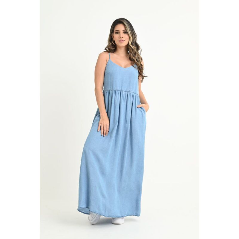RAGGED - Vestido jade Azul medio Ragged