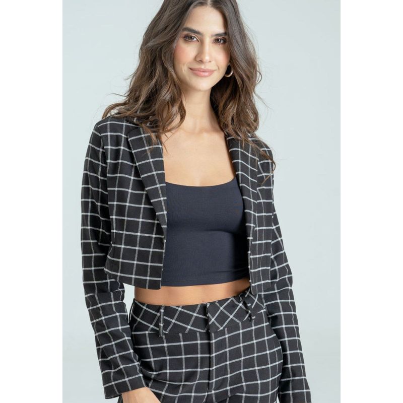 RAGGED - Chaqueta corta portobello Negro Ragged