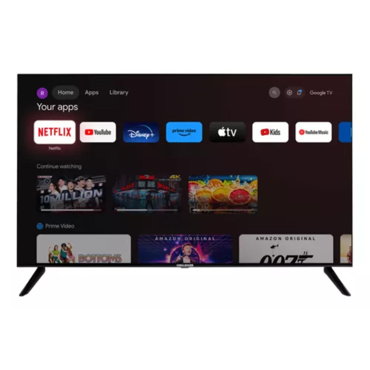 CHALLENGER - Televisor Challenger 50 Pulgadas UHD LED 50TG80