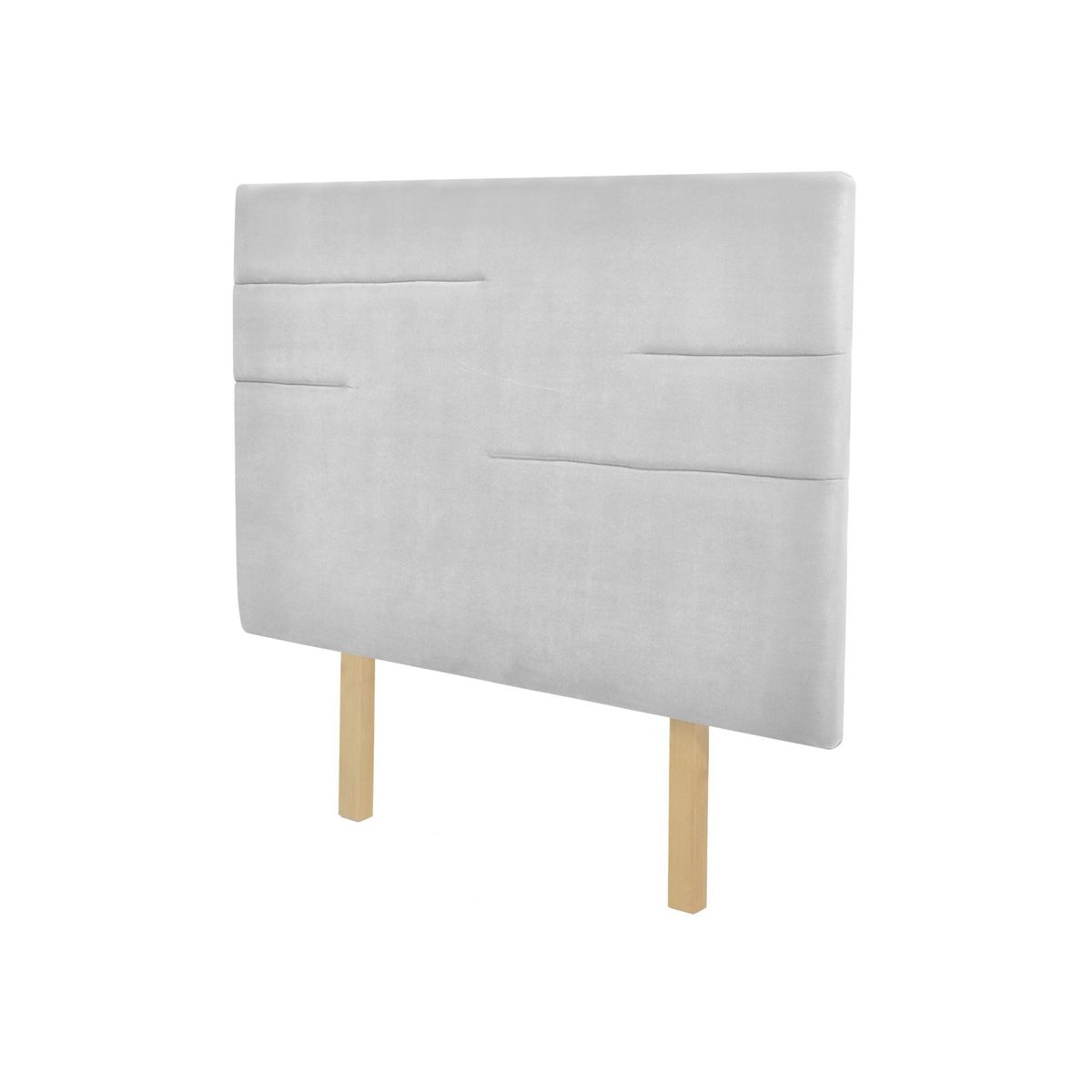 VENECIA - Cabecero Capitoneado Versalles Semi doble Tela Plata