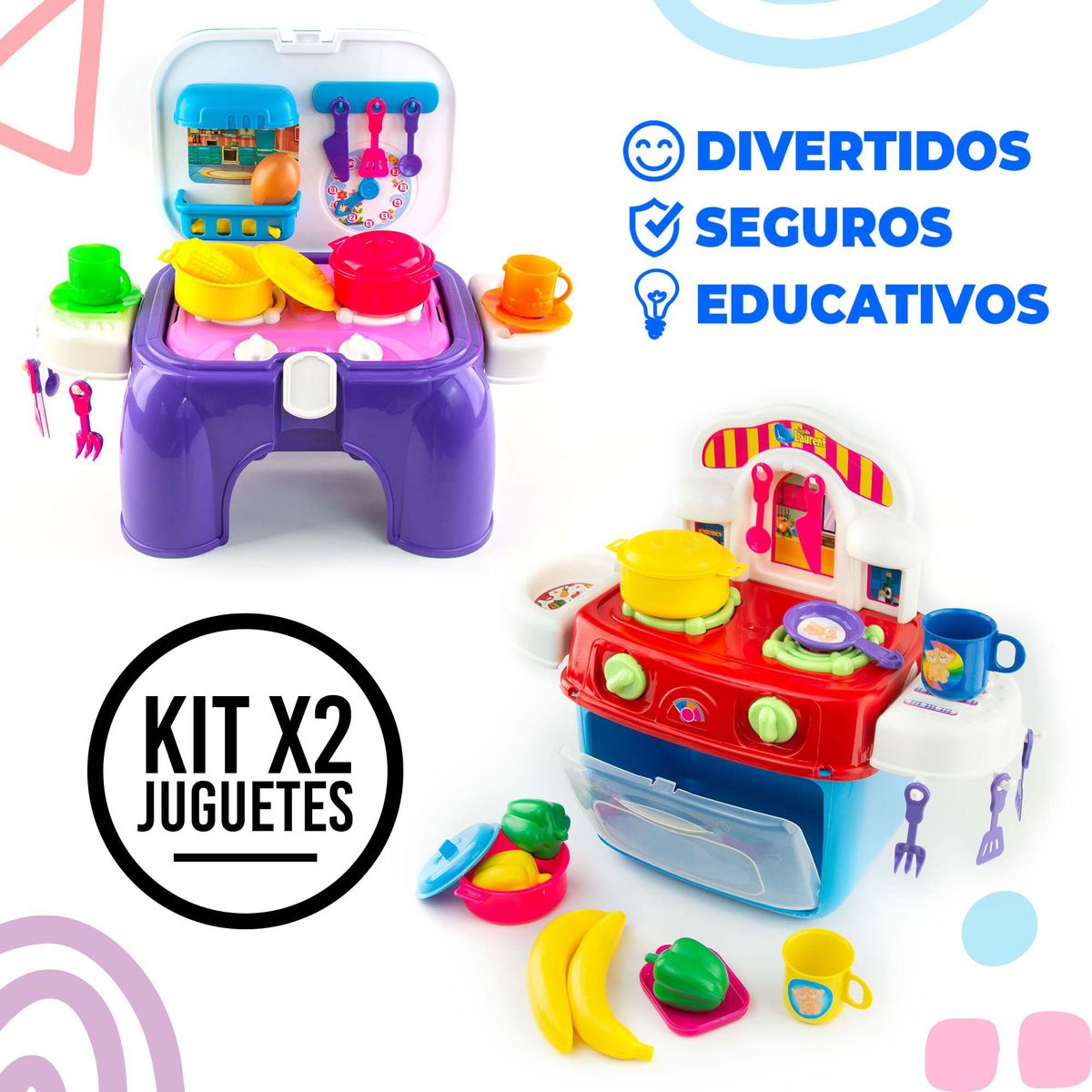 ENERGY PLUS - Aventura Culinaria niñas Cocina integral + Estufa con Horno