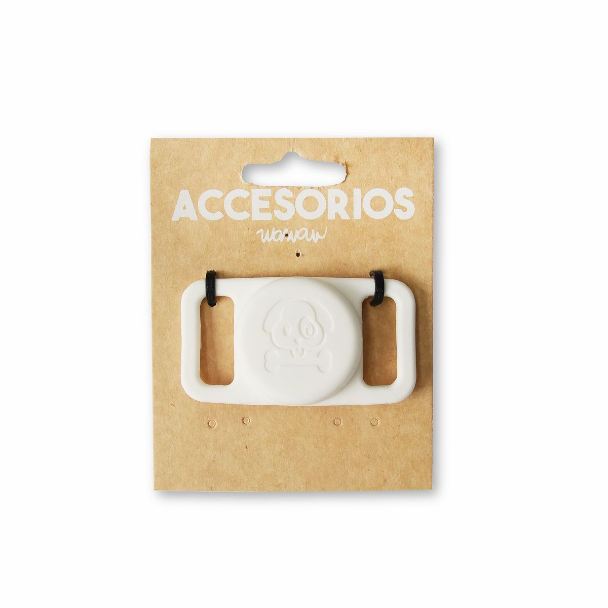 WAWAW - Funda para Airtag collar de perro o gato blanco Wawaw