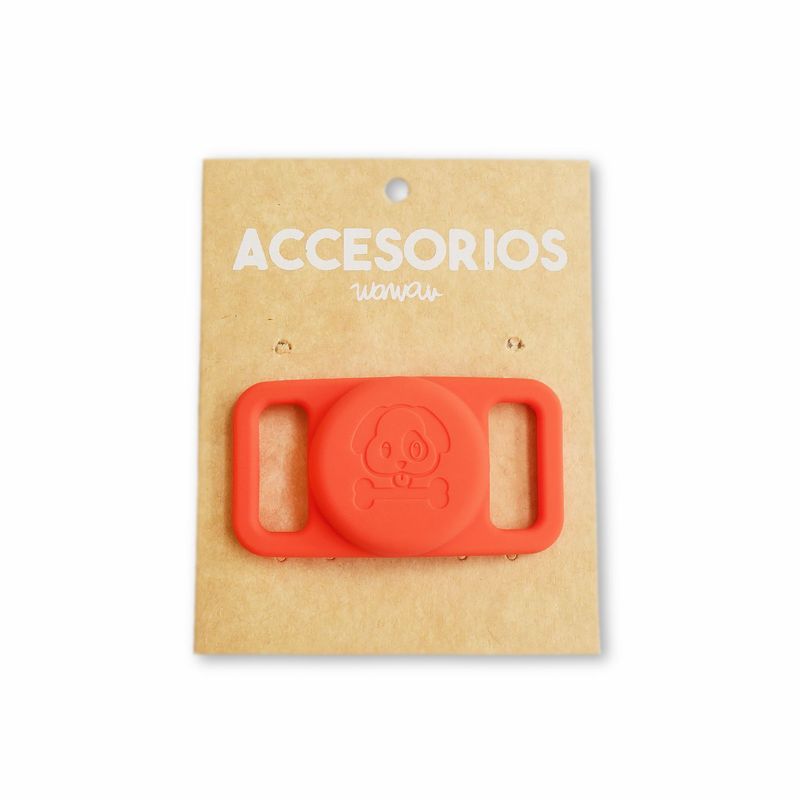 WAWAW - Funda para Airtag collar de perro o gato naranja Wawaw