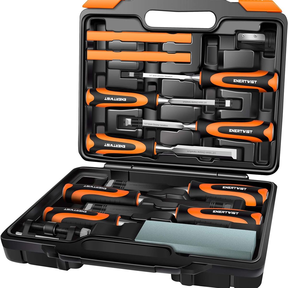 GENERICO - Kit Formones Cinceles D Madera 13 Piezas Enertwist Et-wcs-13