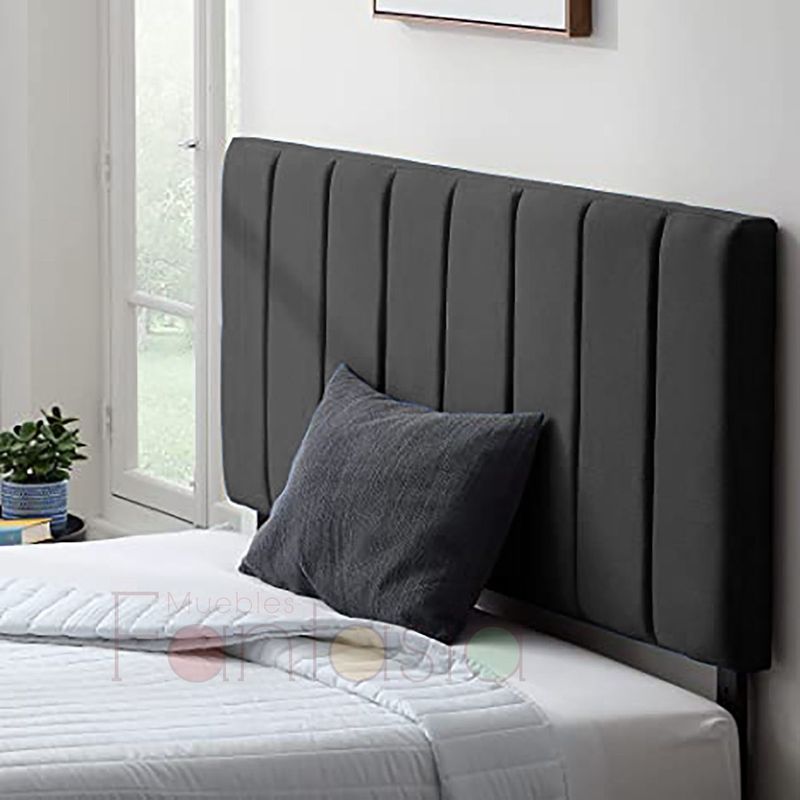 MUEBLES FANTASIA - Cabecero Vertical Cama Sencilla 100 cm / Muebles fantasía
