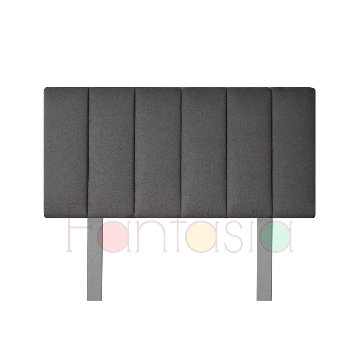 MUEBLES FANTASIA - Cabecero Vertical Cama Sencilla 100 cm / Muebles fantasía
