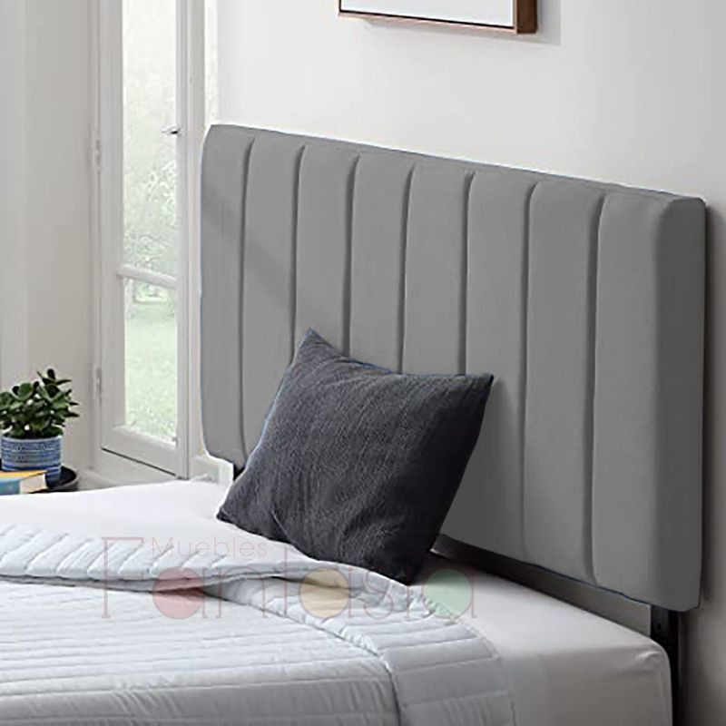 MUEBLES FANTASIA - Cabecero Vertical Cama Sencilla 100 cm / Muebles fantasía