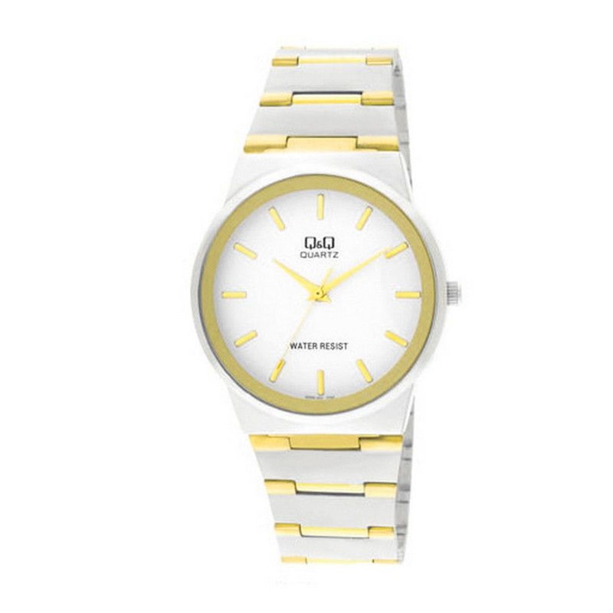 Q&Q - Reloj Q&q Qyq Q398-401y Bicolor Hombre Acero + Estuche
