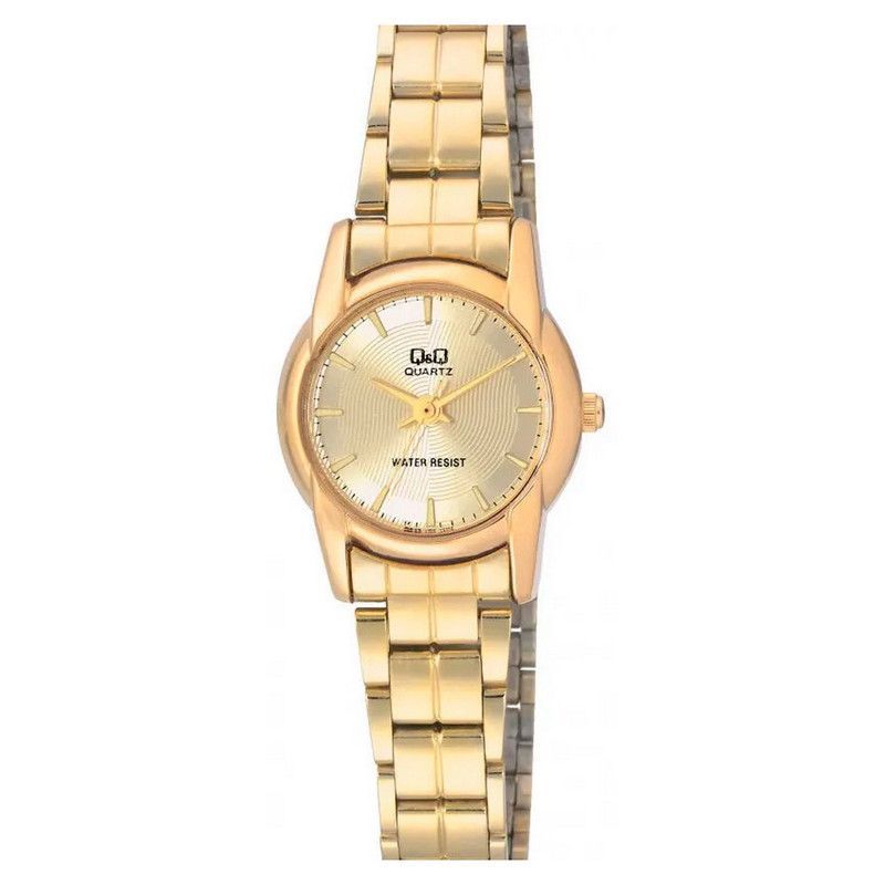 Q&Q - Reloj Mujer Qyq Q&q Q649-010y Dorado Acero Dama + Estuche