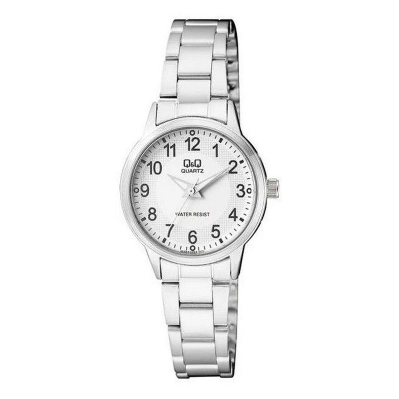 Q&Q - Reloj Para Mujer Q&q Qyq Q969j204y Plateado Acero + Estuche