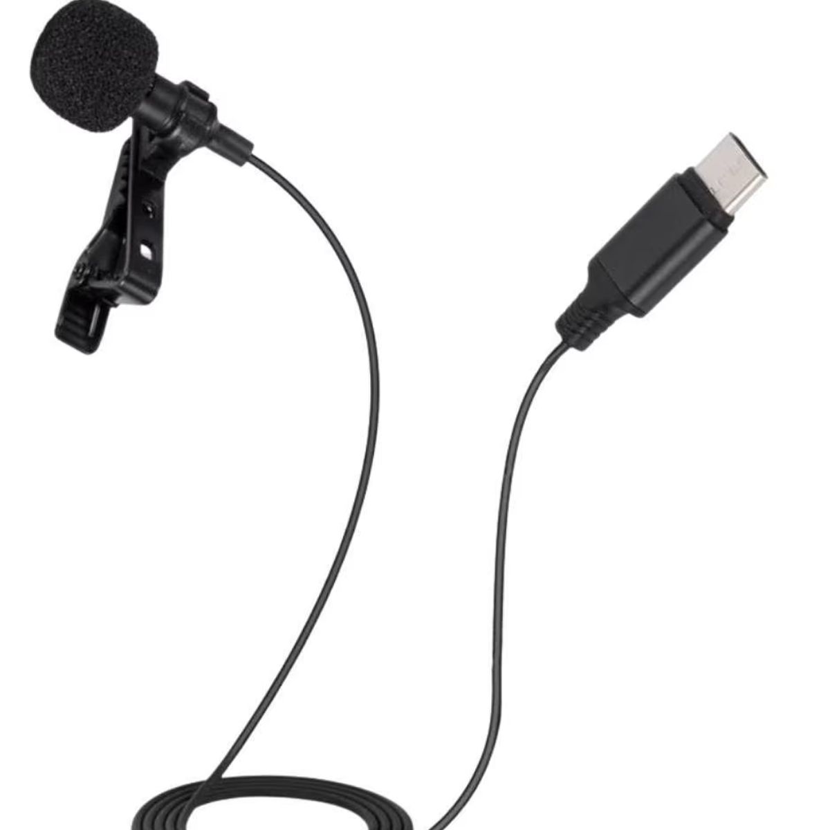 RAMITECH - Microfono De Solapa Lavalier Tipo C para Android y Laptops