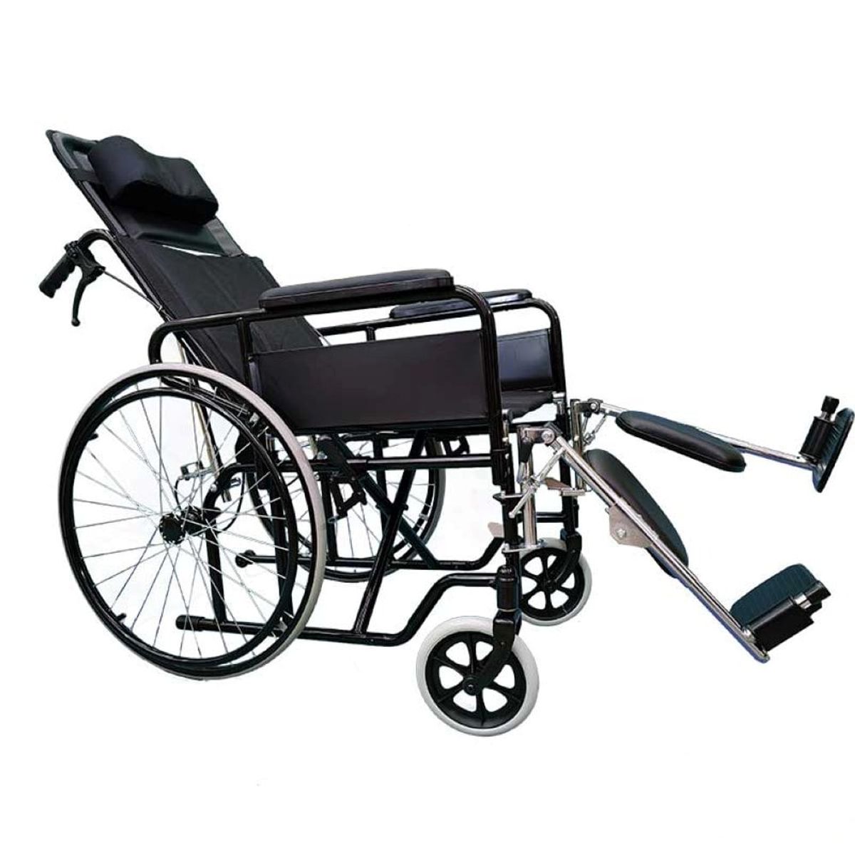 TME - Silla de Ruedas Reclinable Pintada de Negro TME954GC