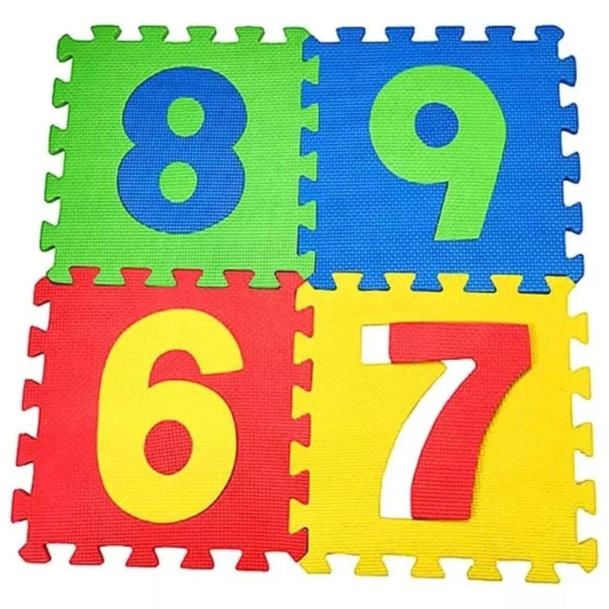 INFANTILES CAJUROMIX - Tapete Rompecabezas 10 Fichas Piso Foamy numeros