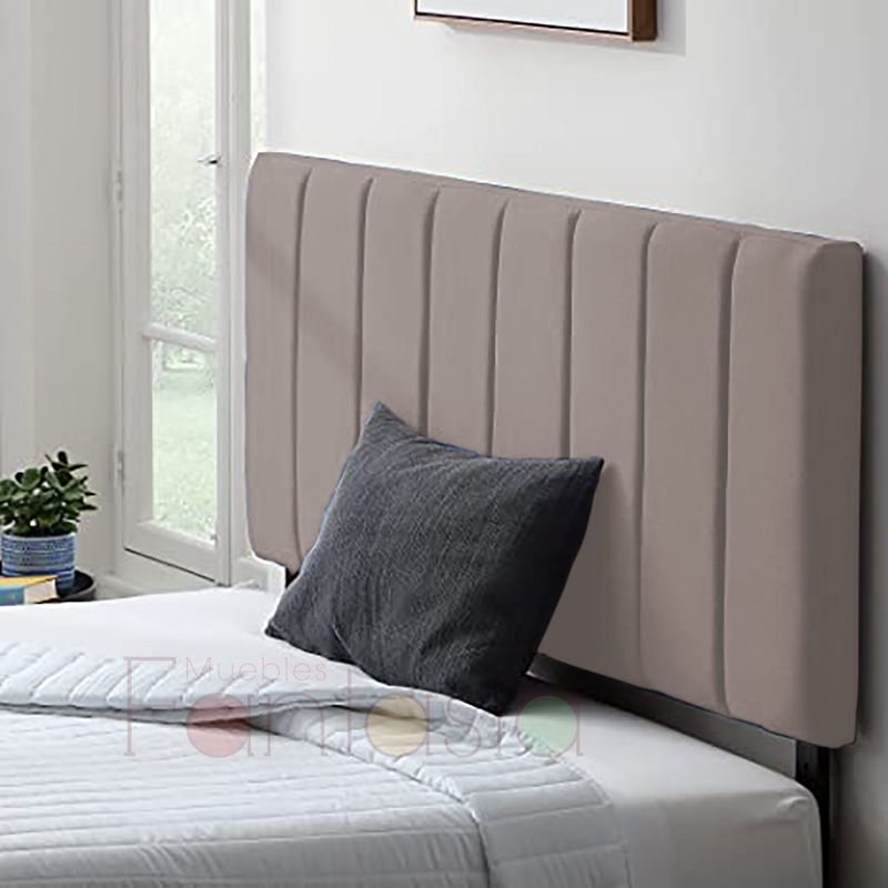 MUEBLES FANTASIA - Cabecero Vertical Cama Sencilla 100 cm / Muebles fantasía