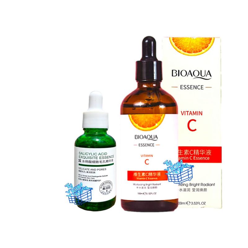 BIOAQUA - Suero Acido Salicílico + Vitamina C BioaQua