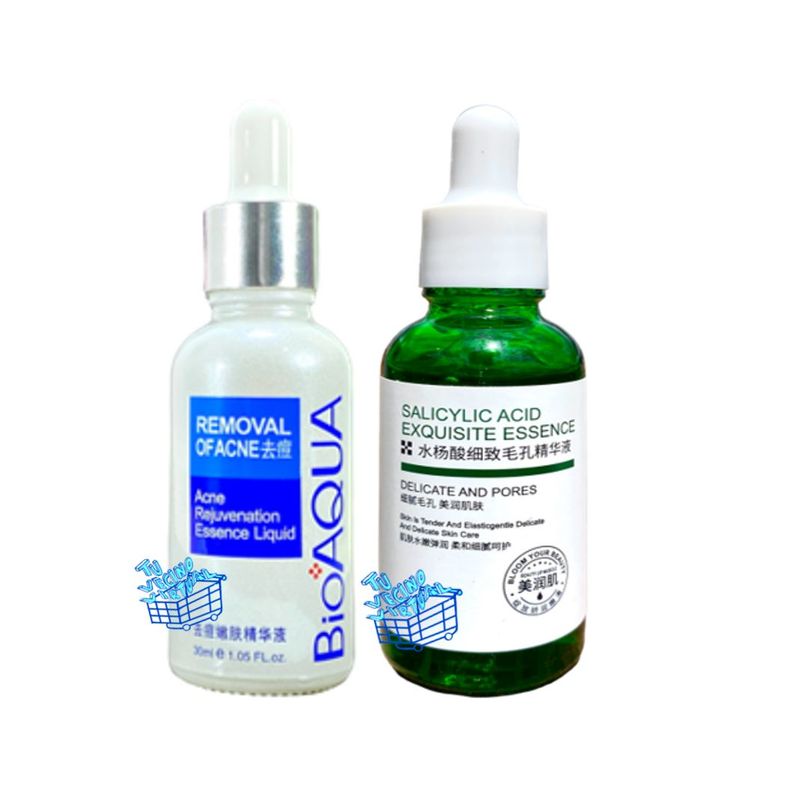 BIOAQUA - Kit Acido Salicílico + Suero Antiacne BioaQua