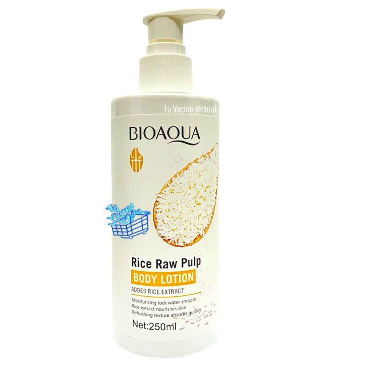 BIOAQUA - Crema Corporal De Arroz BioaQua