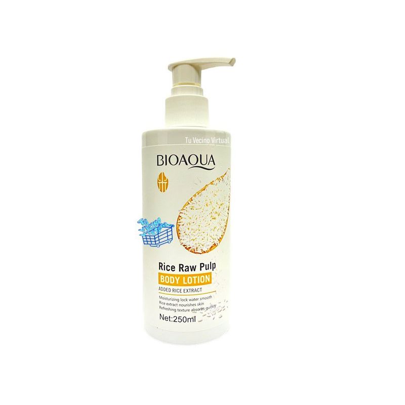 BIOAQUA - Crema Corporal De Arroz BioaQua