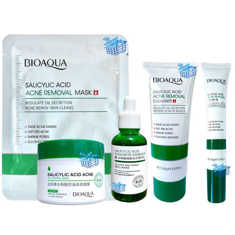 BIOAQUA - Kit Acido Salicílico X5 Bioaqua