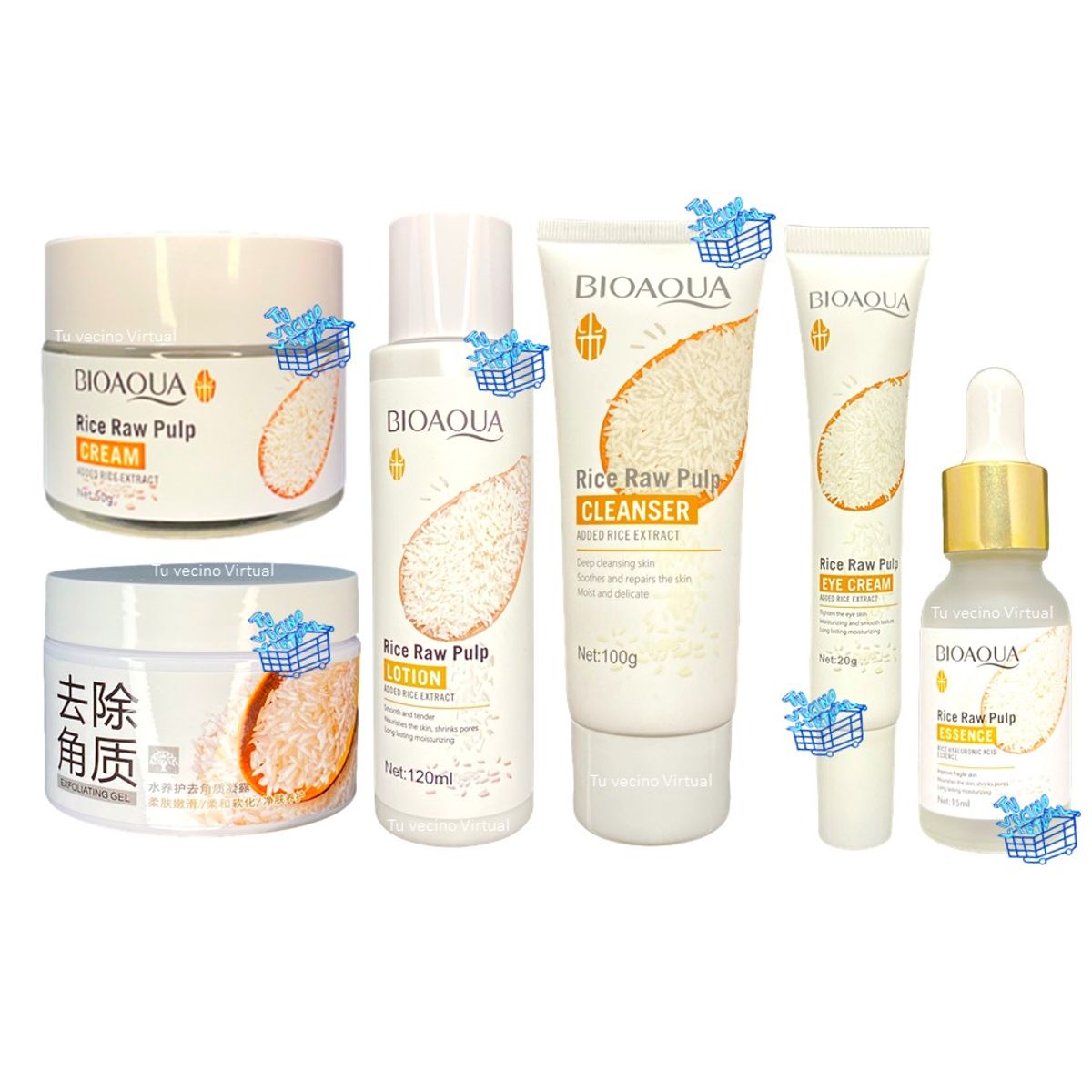 BIOAQUA - Kit Facial X6 Bioaqua