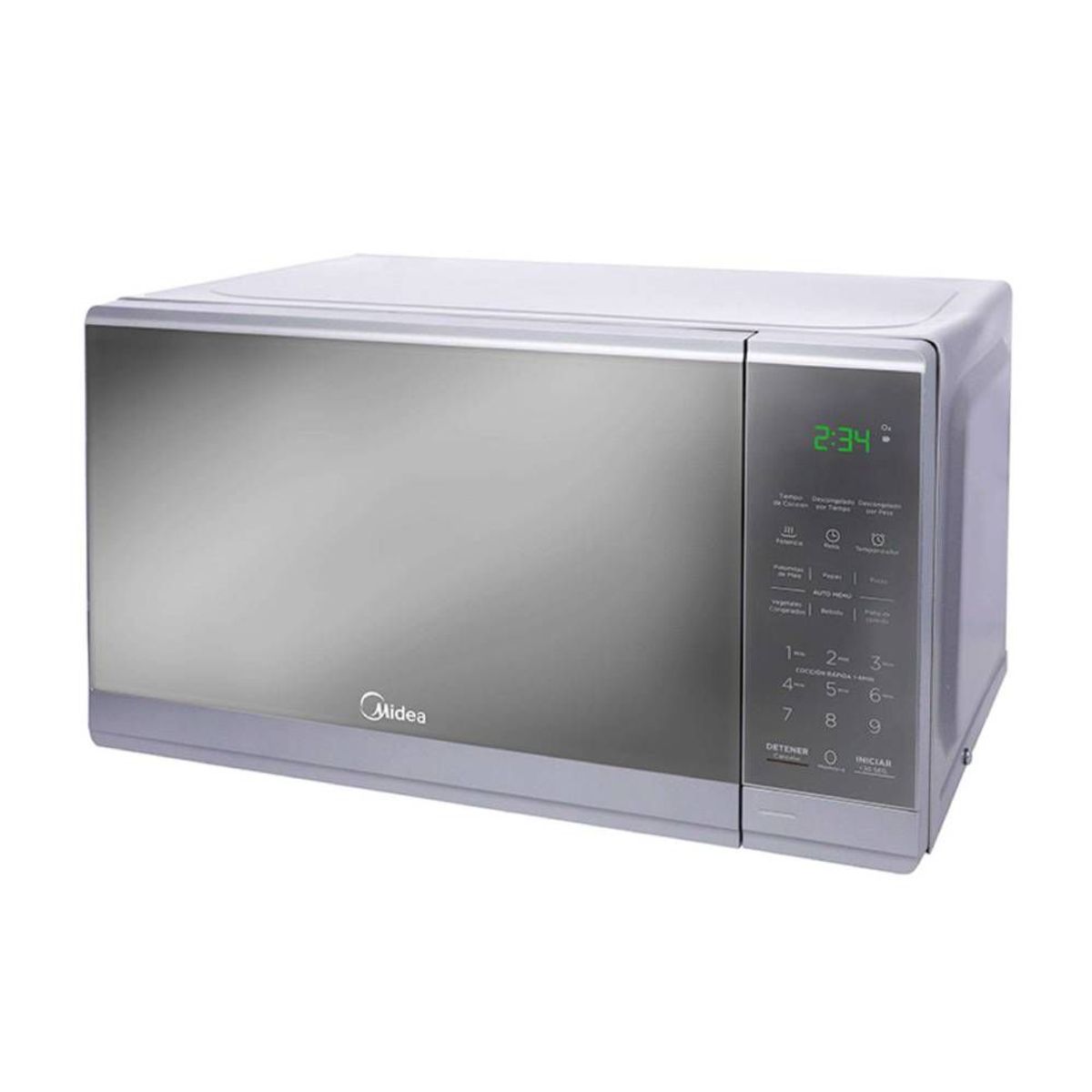 MIDEA - Horno Microondas Midea 0.7 Pies / 20 Litros Gris MMDF07S2MG