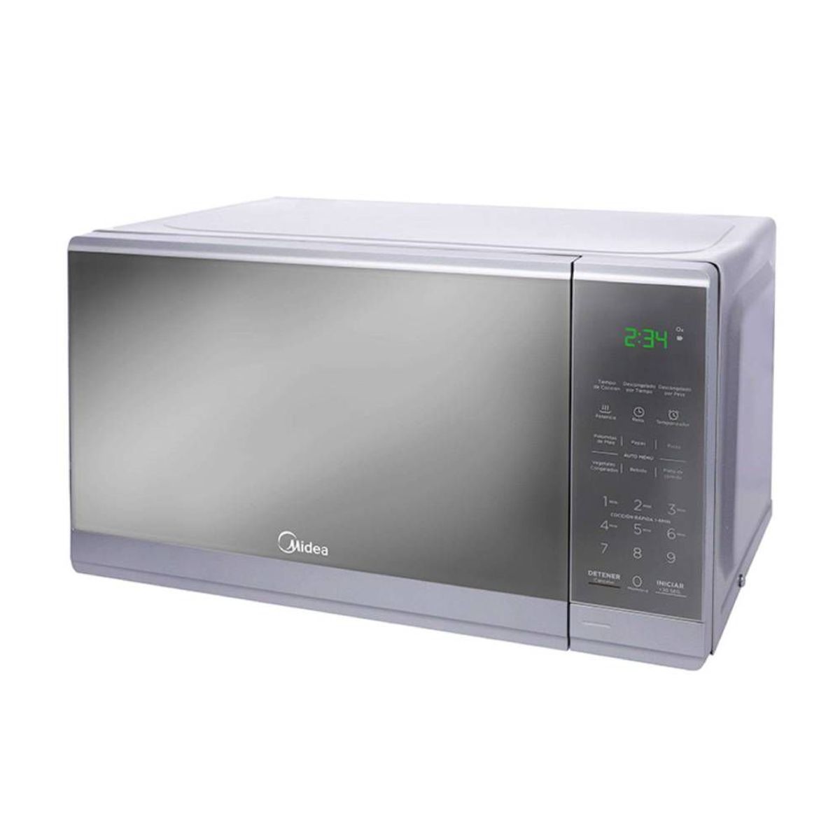 MIDEA - Horno Microondas Midea 0.7 Pies / 20 Litros Gris MMDF07S2MG