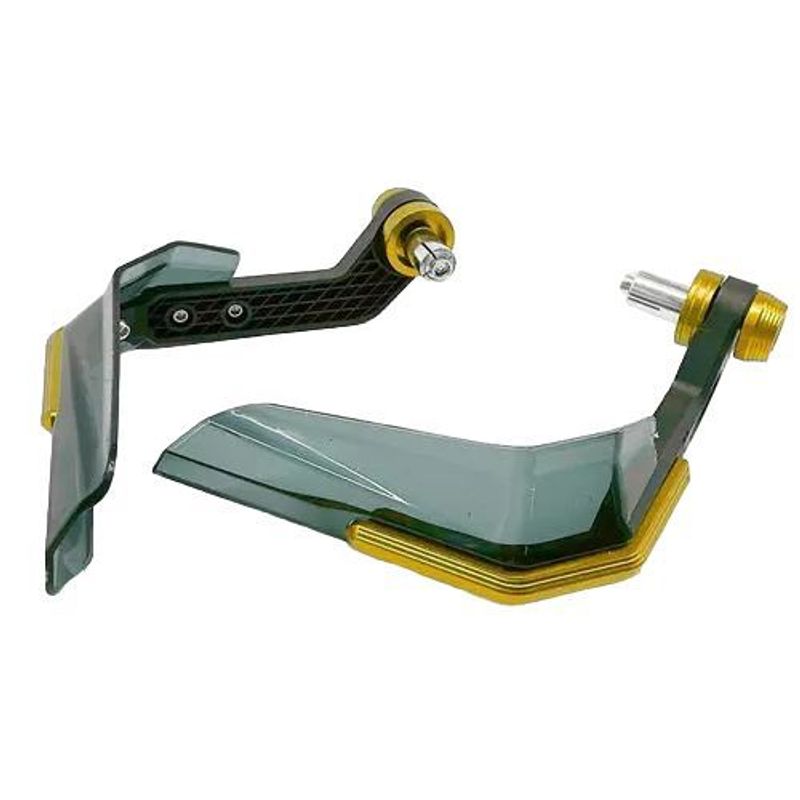GENERICO - Cortavientos Cubre Manos Universal Hand Saver Moto Dorado