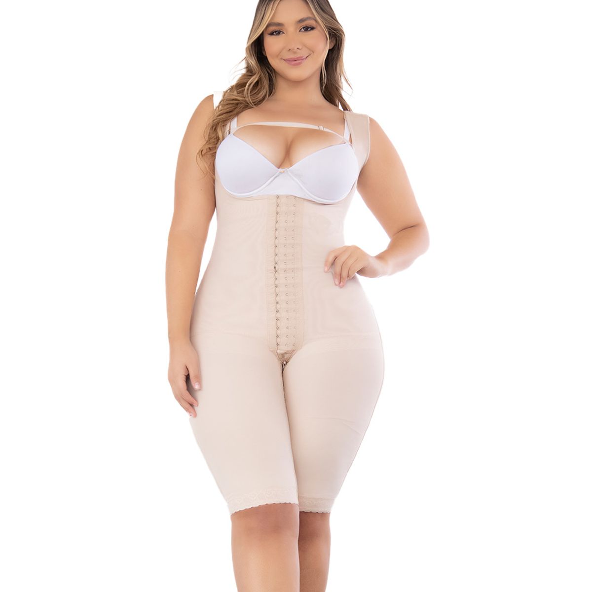 FAJATE - Faja a la rodilla con cubrimiento de espalda y soporte abdominal