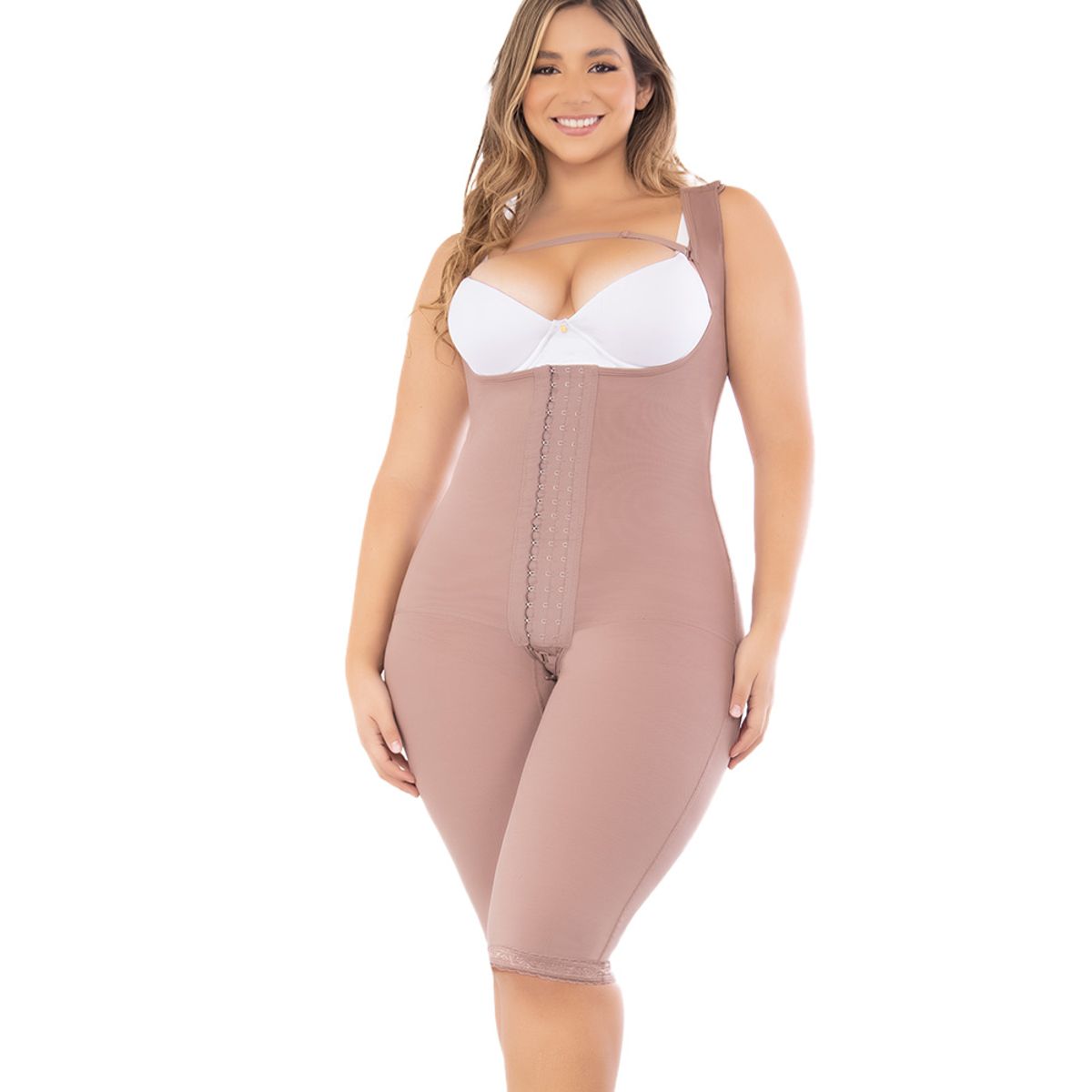 FAJATE - Faja a la rodilla con cubrimiento de espalda y soporte abdominal