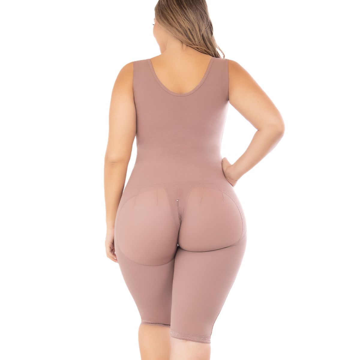 FAJATE - Faja a la rodilla con cubrimiento de espalda y soporte abdominal